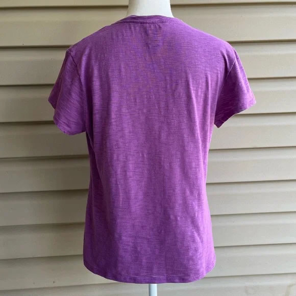 •Bit & Bridle• Feather Design Tee with Sequins - Size Large - Picture 6 of 8